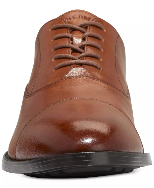 Men's Hawthorne Lace-Up Cap-Toe Oxford Dress Shoes British Tan - 4