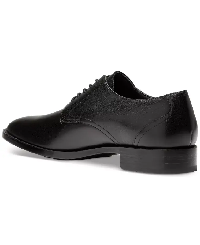 Men's Hawthorne Plain Oxford Dress Shoe-Black - 4