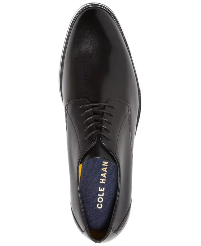 Men's Hawthorne Plain Oxford Dress Shoe-Black - 5