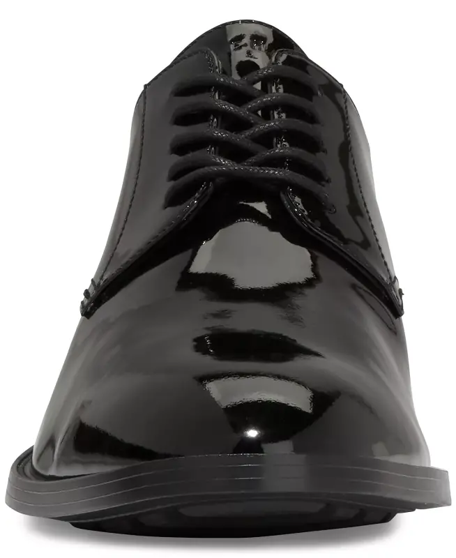 Men's Hawthorne Plain Oxford Dress Shoe-Black Patent / Black - 5