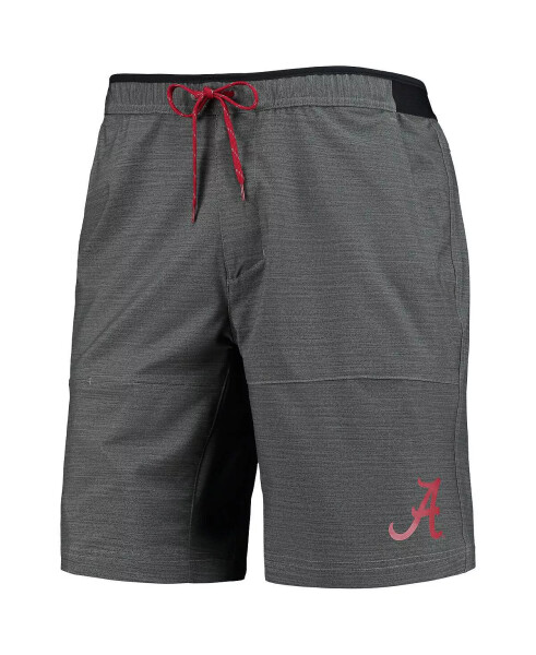 Men's Heathered Gray Alabama Crimson Tide Twisted Creek Omni-Shield Shorts Heathered Gray - 3