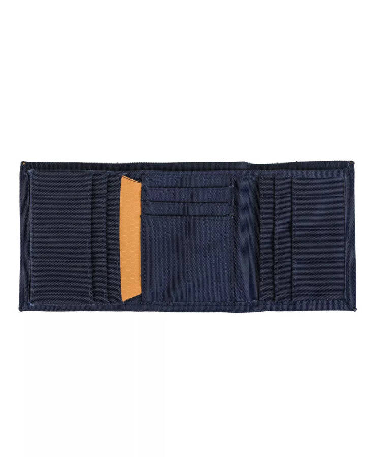 Men's Heavy Duty Fabric Trifold Wallet Navy - 3