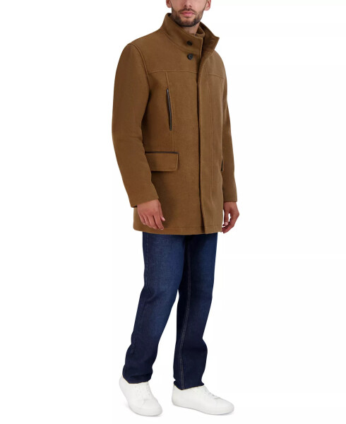 Men's Heavy Plush Car Coat Camel - 3