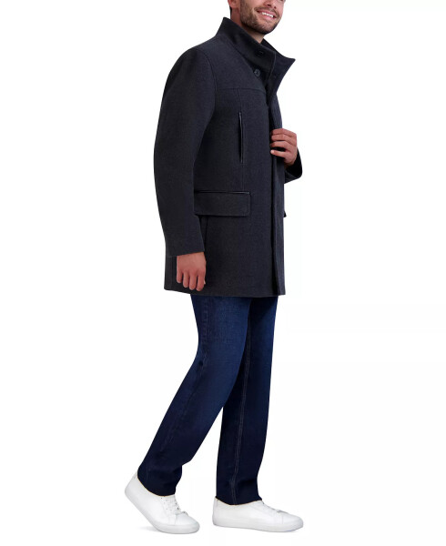 Men's Heavy Plush Car Coat Charcoal - 3