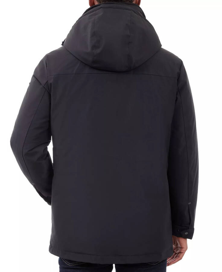 Men's Heavyweight Hooded Park Jacket Black - 2