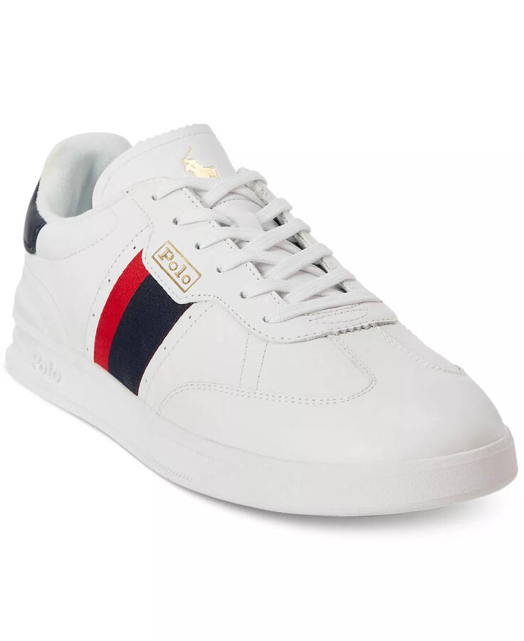 Men's Heritage Aera Lace-Up Sneakers White/Red/Blue - 1