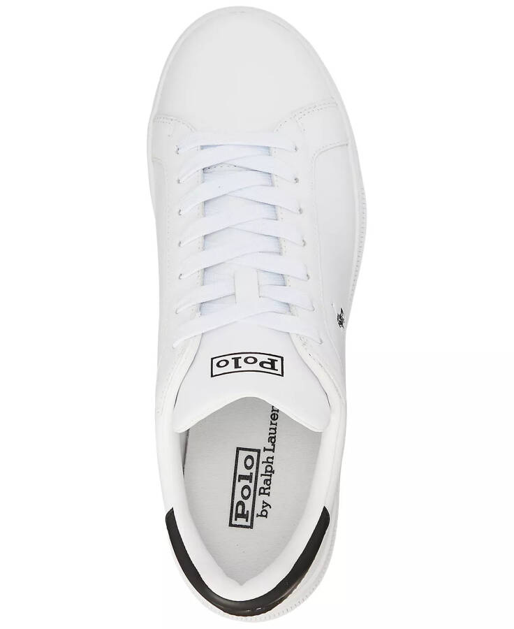 Men's Heritage Court II Leather Sneaker White/black Pp - 4