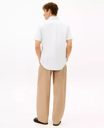 Men's Heritage Short-Sleeve Solid Oxford Shirt - Opal Green - 4