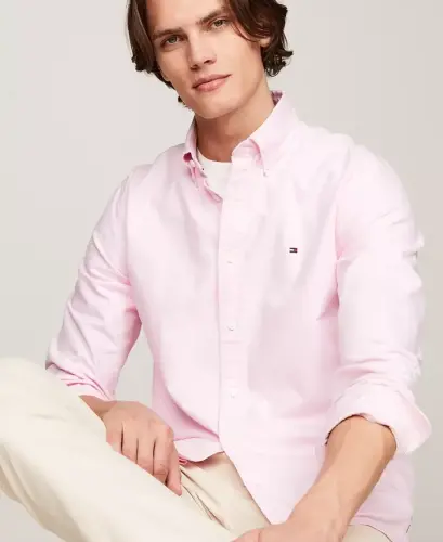 Men's Heritage Regular-Fit Oxford Shirt - Classic Pink - 3