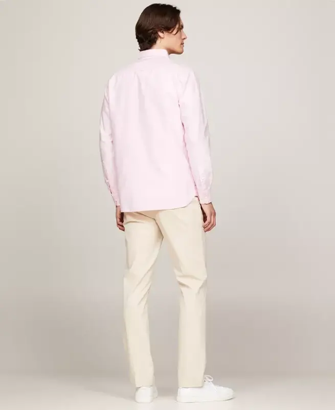 Men's Heritage Regular-Fit Oxford Shirt - Classic Pink - 4