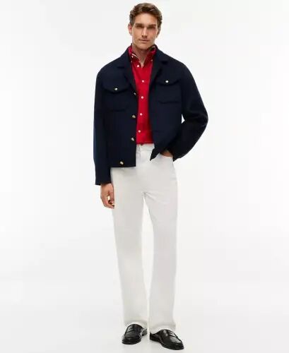 Men's Heritage Regular-Fit Oxford Shirt - Medium Red - Tommy Hilfiger (1)