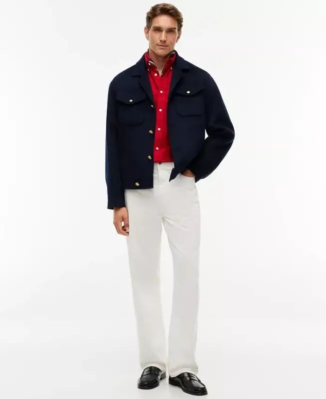 Men's Heritage Regular-Fit Oxford Shirt - Medium Red - 2