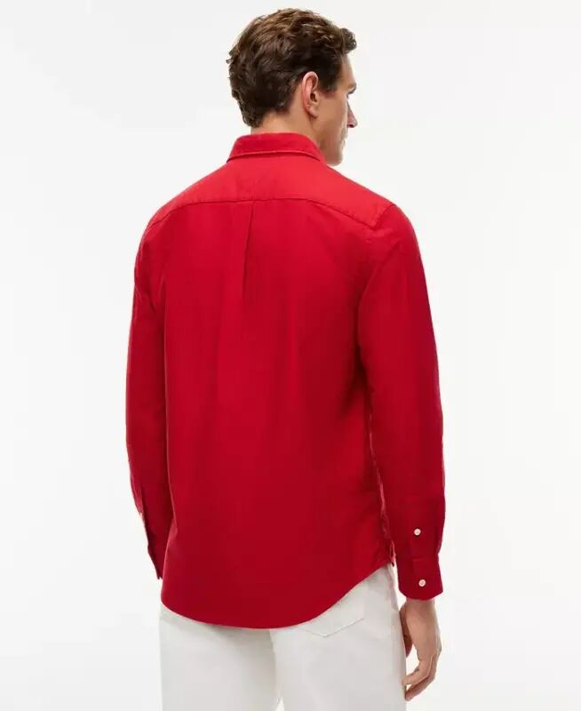 Men's Heritage Regular-Fit Oxford Shirt - Medium Red - 4
