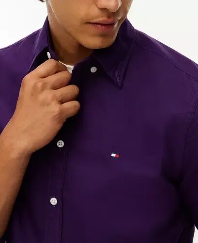 Men's Heritage Regular-Fit Oxford Shirt - Purple Sapphire - 3