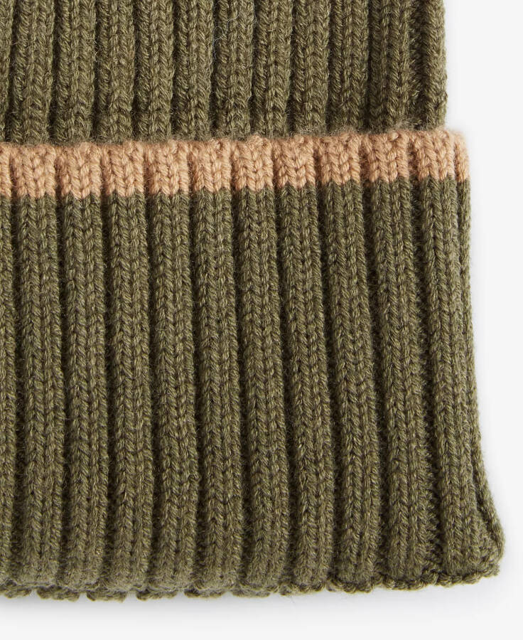 Men's Heritage Ribbed-knit Tipped Cuffed Beanie Olive - 2