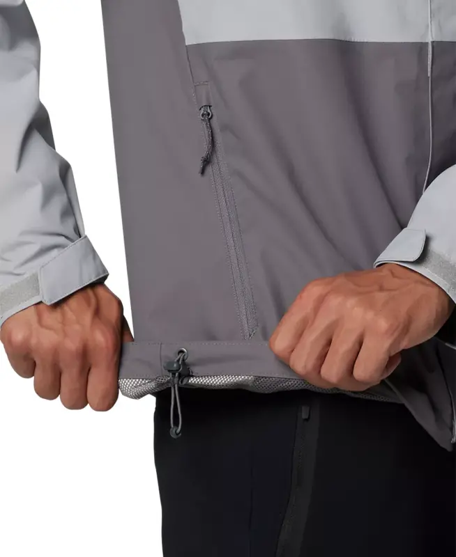 Men's Hikebound II Jacket-Columbia Grey, City Grey - 5