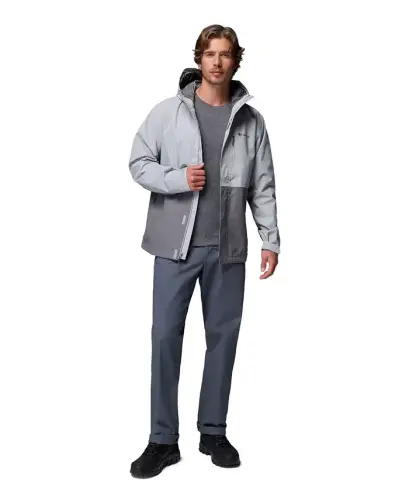 Men's Hikebound II Jacket-Columbia Grey, City Grey - 3