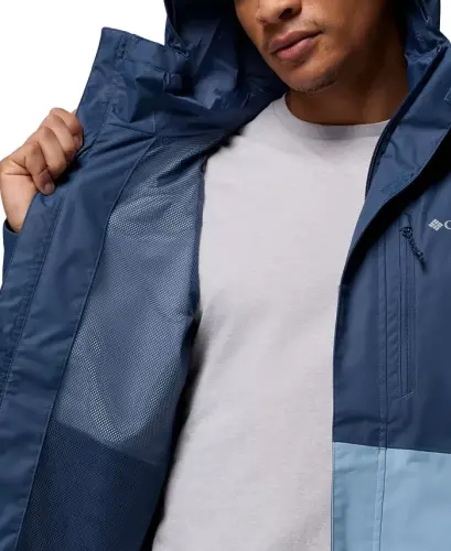 Men's Hikebound II Jacket - Dark Mountain/Ripple Blue - 6