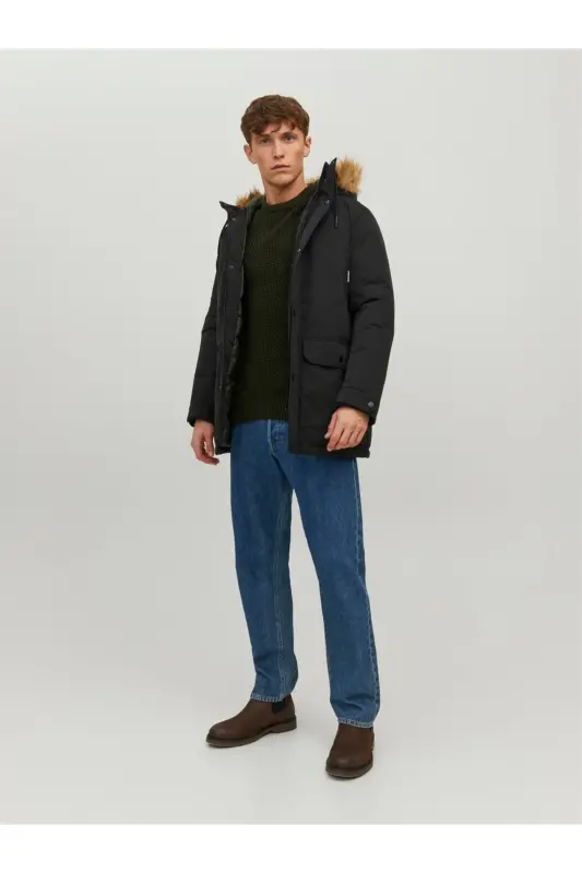 Men's Hooded Coat - 3