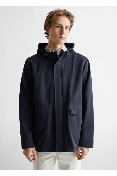 Men's Hooded Jacket - MANGO TEEN