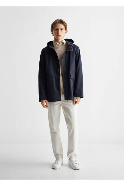 Men's Hooded Jacket - MANGO TEEN (1)