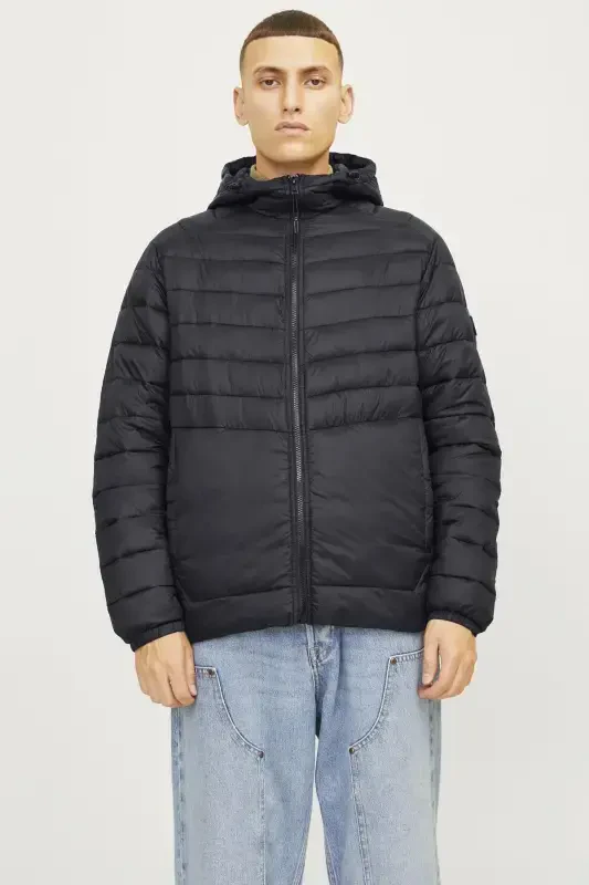 Men's Hooded Puffer Jacket - 12258441 - JACK & JONES
