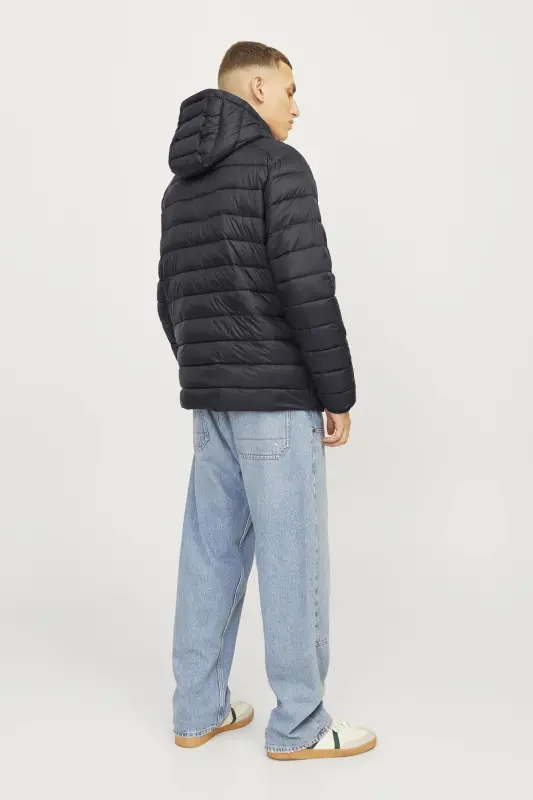Men's Hooded Puffer Jacket - 12258441 - 3