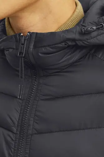 Men's Hooded Puffer Jacket - 12258441 - 6