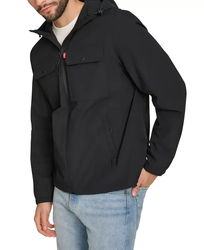 Men's Hooded Rain Jacket - 3