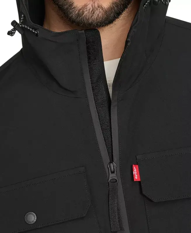 Men's Hooded Rain Jacket - 5