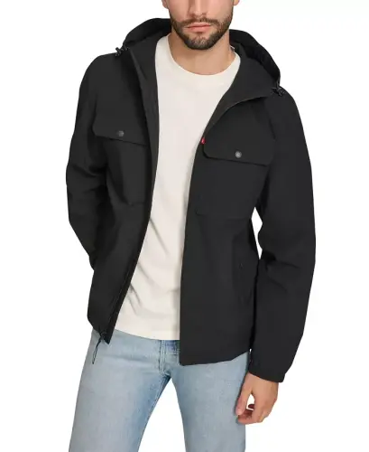 Men's Hooded Rain Jacket - 6