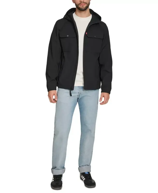 Men's Hooded Rain Jacket - 7