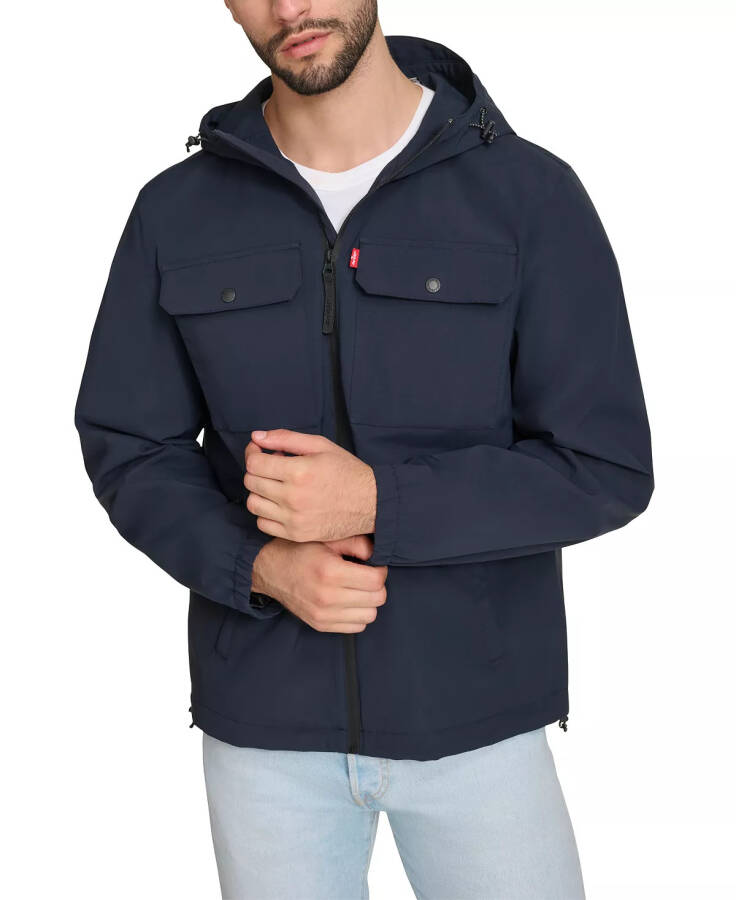 Men's Hooded Rain Jacket - 1