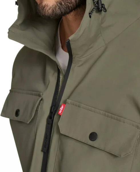 Men's Hooded Rain Jacket - 5