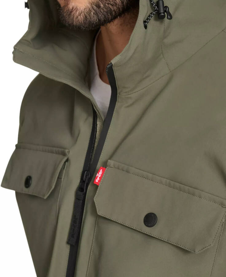 Men's Hooded Rain Jacket - 5