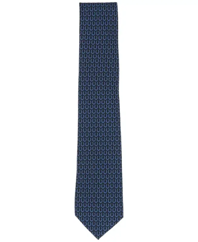 Men's Horseshoe Tie, Exclusively at Modazone-Black - 2