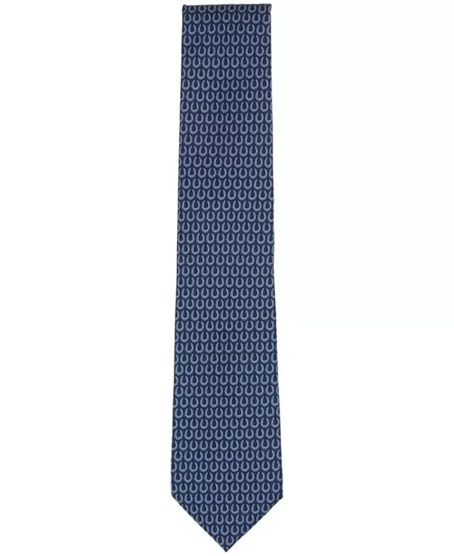 Men's Horseshoe Tie, Exclusively at Modazone - Navy - 2