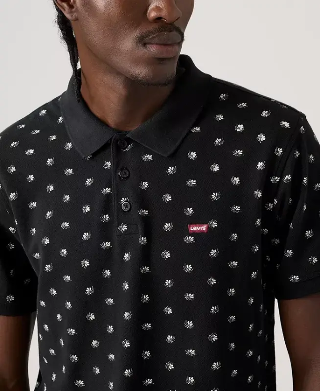 Men's Housemark Regular-Fit Polo Shirt - Black - 3