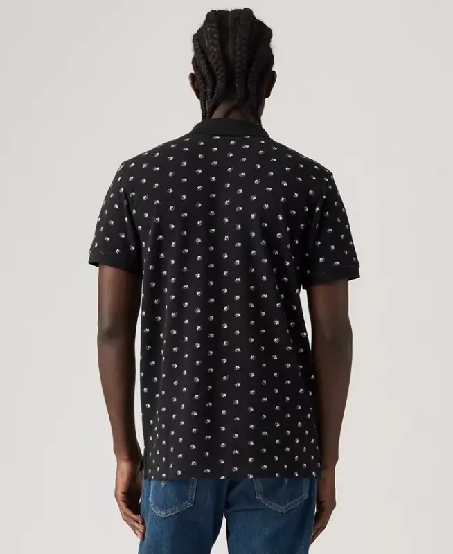 Men's Housemark Regular-Fit Polo Shirt - Black - 4