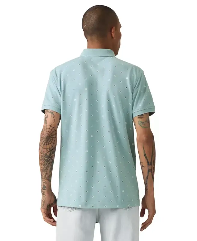 Men's Housemark Regular-Fit Polo Shirt - Forget Me Not - 4