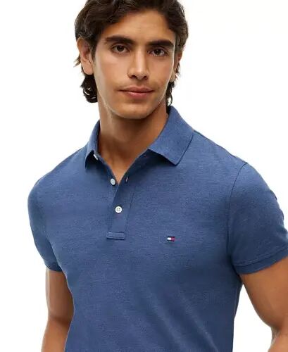 Men's Iconic 1985 Slim-Fit Polo Shirt - Aegean Sea Heather - 3