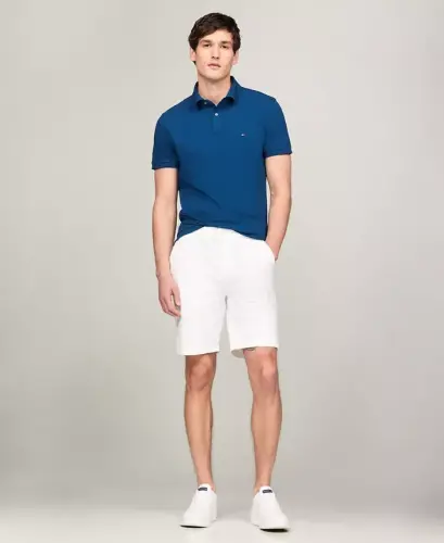 Men's Iconic 1985 Slim-Fit Polo Shirt - Vibrant Indigo - Tommy Hilfiger (1)