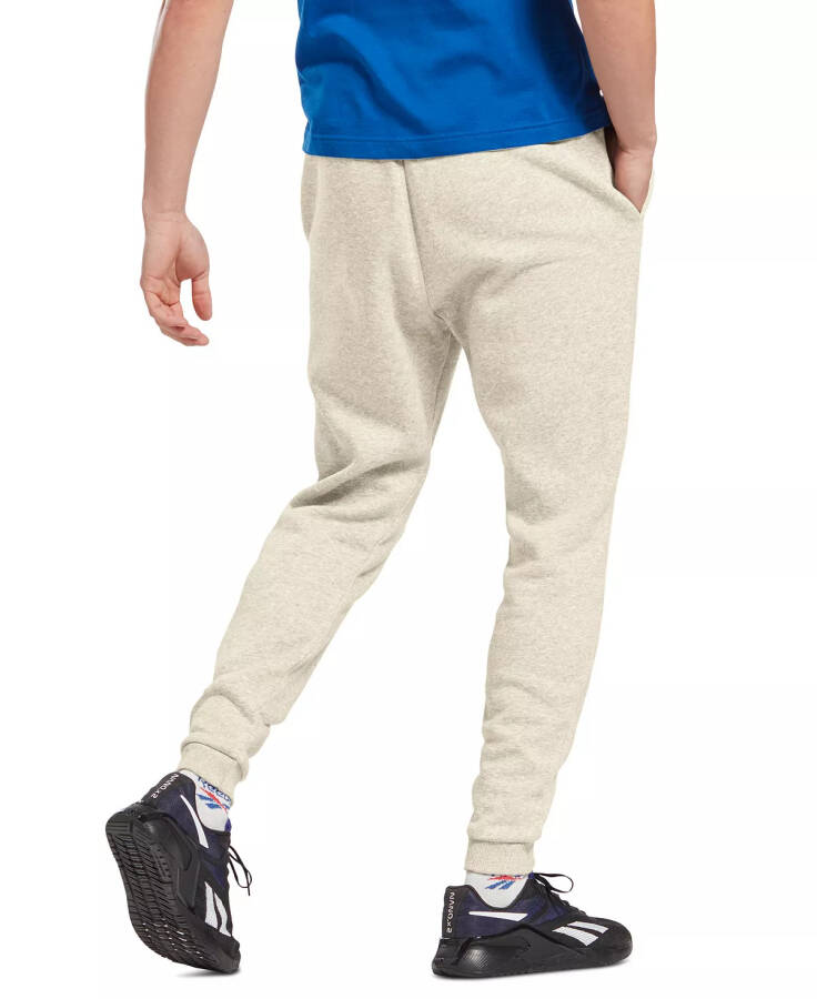 Men's Identity Classic Fleece Drawstring-Waist Logo Jogger Pants Vintage Chalk - 6