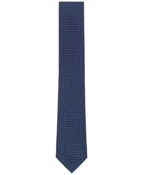 Men's Inari Solid Tie, Exclusively at Modazone-Navy - ALFANI (1)