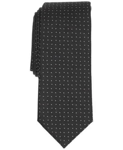 Men's Inari Solid Tie, Exclusively at Modazone - Onyx - 1