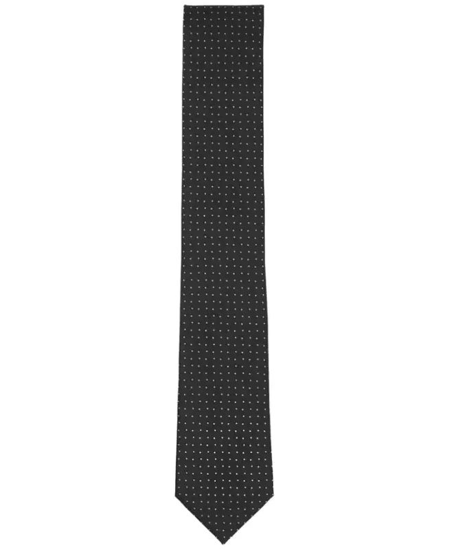 Men's Inari Solid Tie, Exclusively at Modazone - Onyx - 2