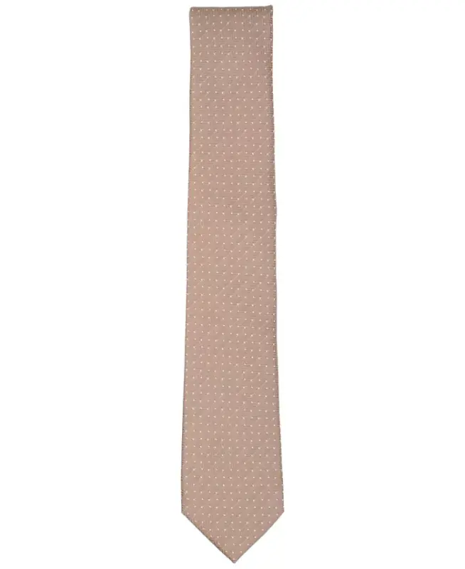 Men's Inari Solid Tie, Exclusively at Modazone - Taupe - 2