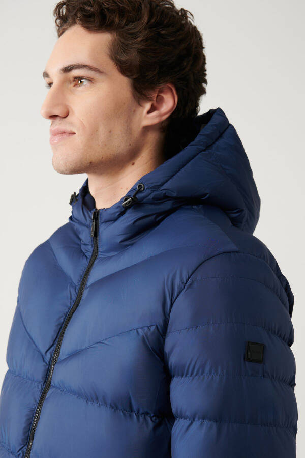 Men's Indigo Puffer Jacket - 8