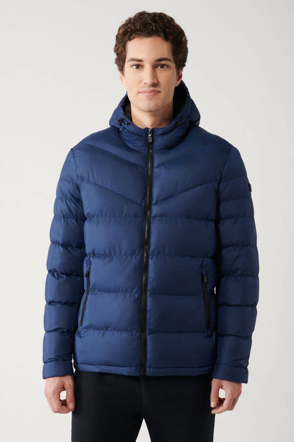 Men's Indigo Puffer Jacket - 9