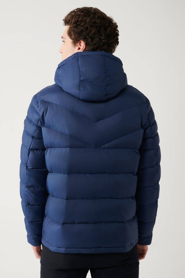 Men's Indigo Puffer Jacket - 10